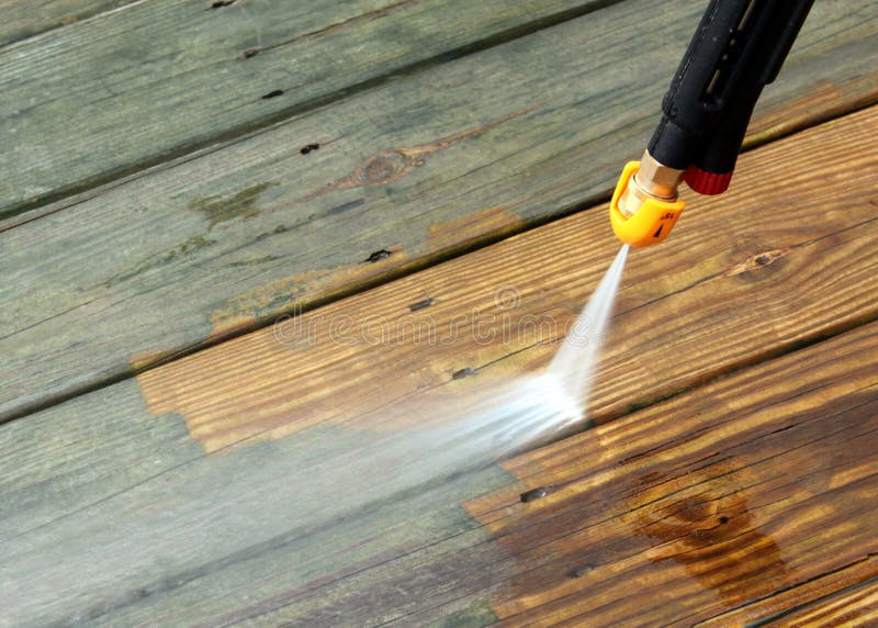 Decking Cleaning completed work